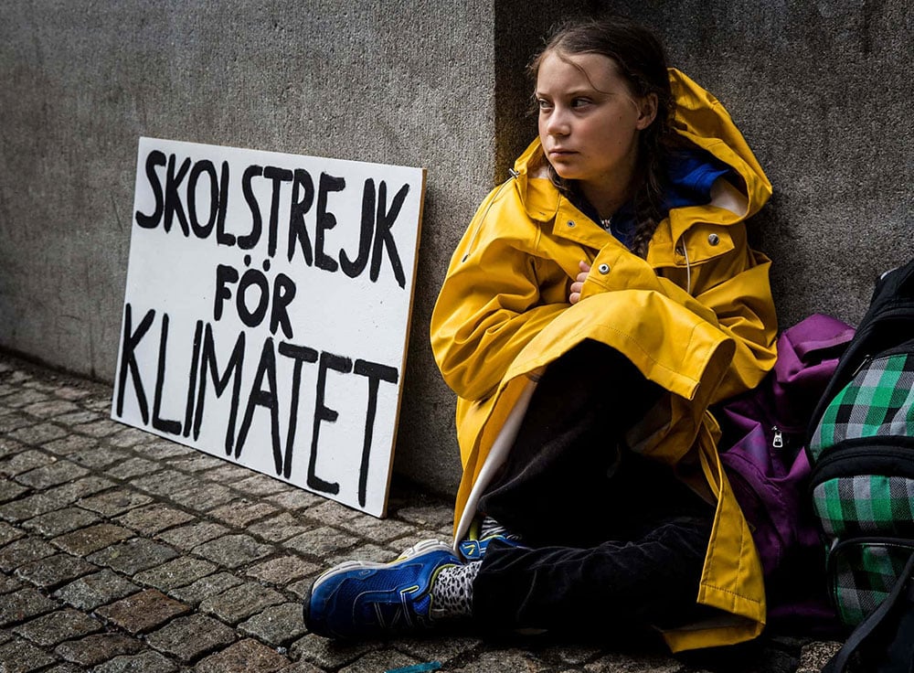 Greta Thunberg is the most famous “green” activist
