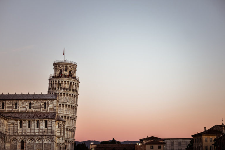 The Leaning Tower of Pisa: a construction miscalculation that turned into dignity